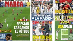 Portadas de los medios europeos tras el triunfo de Francia en la Nations League.
