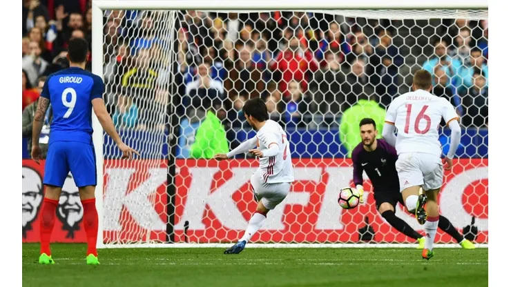 Imágenes del último Francia vs. España.
