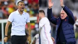 Luis Enrique y Dider Deschamps, entrenadores de España y Francia.