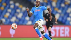 Osimhen en acción con Napoli.