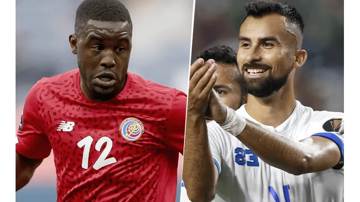 Costa Rica vs. El Salvador por el Octagonal Final de las Eliminatoria Concacaf. (Fotos: Getty Images).