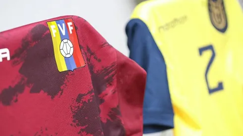 Camisetas para el partido de Venezuela contra Ecuador.