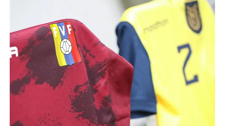 Camisetas para el partido de Venezuela contra Ecuador.