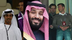 Mansour bin Zayed, Mohammed bin salman y Roman Abramovic.