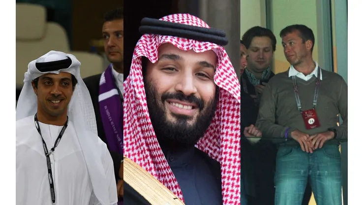 Mansour bin Zayed, Mohammed bin salman y Roman Abramovic.
