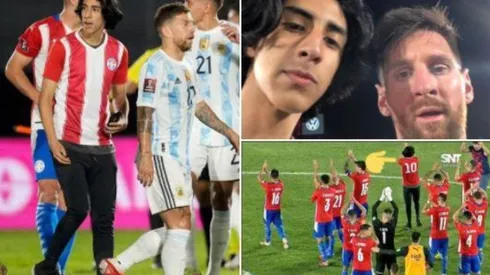 Hincha paraguayo con Messi.