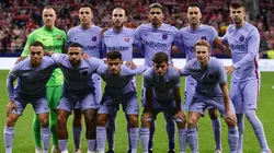 Barcelona en formación por LaLiga.