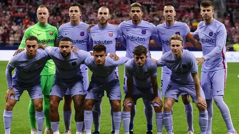 Barcelona en formación por LaLiga.