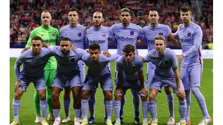Barcelona en formación por LaLiga.