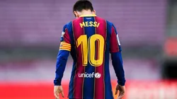 Lionel Messi en un encuentro con Barcelona.