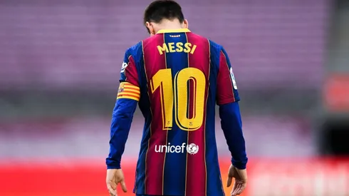 Lionel Messi en un encuentro con Barcelona.