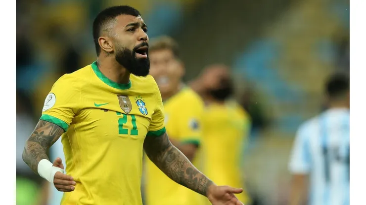 Gabigol, autor de uno de los goles de Brasil.
