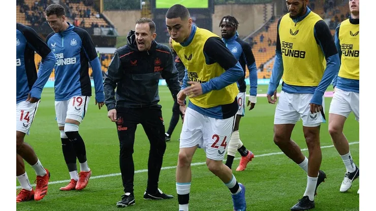 Calentamiento de Newcastle.