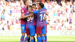 Jugadores del Barcelona en un encuentro de LaLiga.