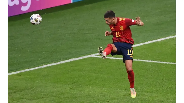 Ferran Torres, el autor de los dos goles de España.