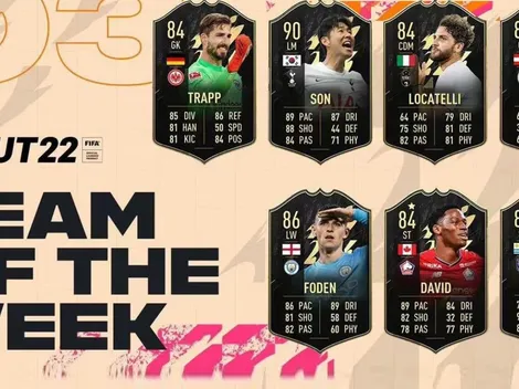 Nuevas cartas para Son, Suárez y Foden en el TOTW 3 del FIFA 22
