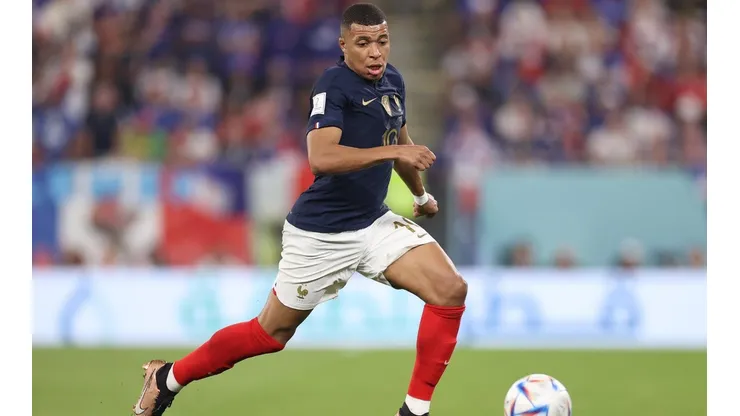 La velocidad de Kylian Mbappé.