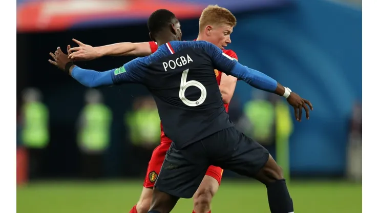 Paul Pogba y Kevin De Bruyne, uno de los duelos de mañana en la Nations League.