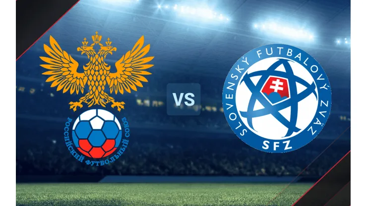 Rusia y Eslovaquia se enfrentan por las Eliminatorias UEFA.