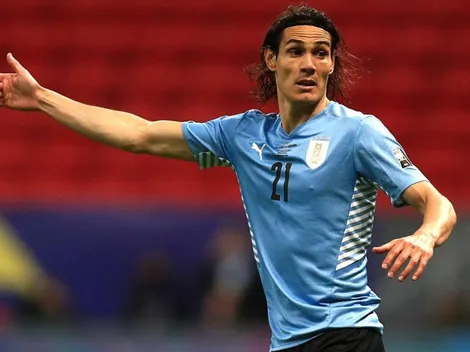 Edinson Cavani no fue alineado en el posible 11 titular de Uruguay, a un día de partido