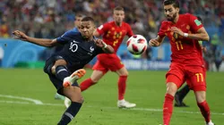 Imágenes del último Bélgica vs. Francia, en Rusia 2018.