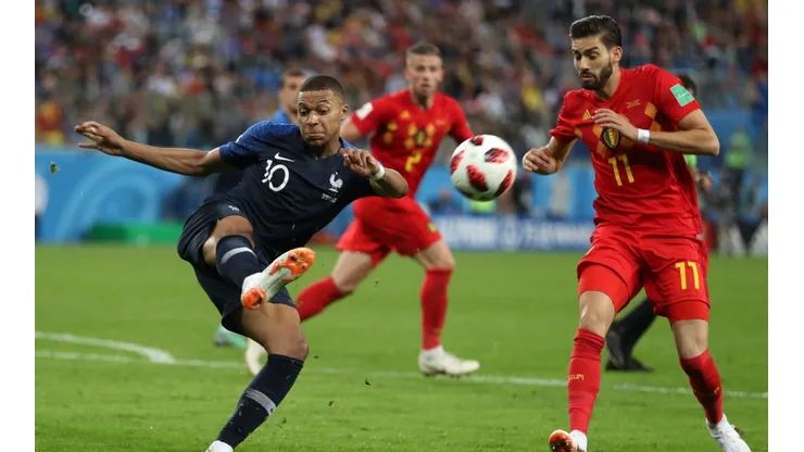 Imágenes del último Bélgica vs. Francia, en Rusia 2018.