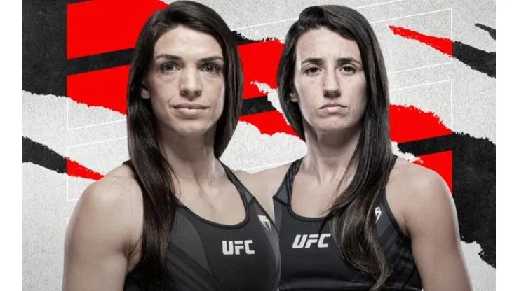 Mackenzie Dern vs. Marina Rodríguez por la UFC Fight Night. (Foto: Twitter oficial UFC).