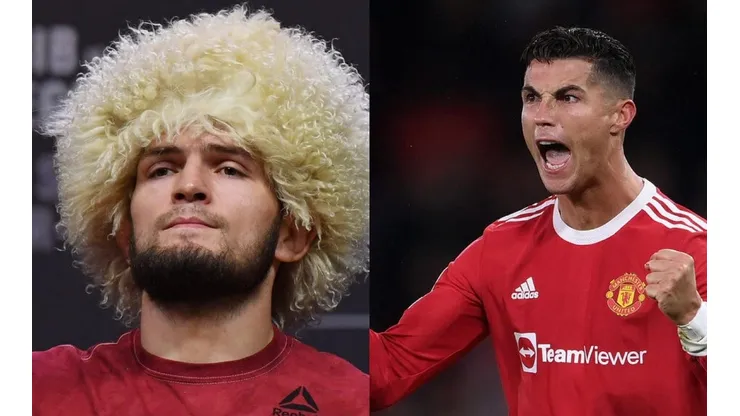 Khabib y Cristiano demostraron tener una buena relación.