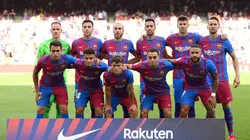 Jugadores del Barcelona.
