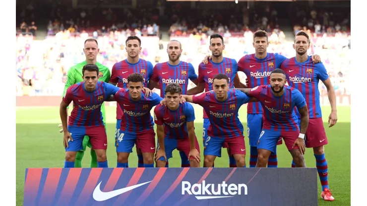 Jugadores del Barcelona.