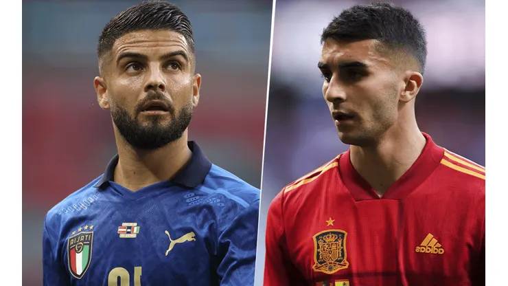 Italia vs. España por las semifinales de la Liga de Naciones de la UEFA. (Fotos: Getty Images).