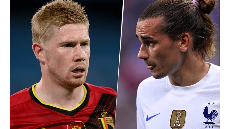 Bélgica y Francia se enfrentan por la UEFA Nations League.