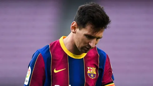 Lionel Messi en un encuentro con Barcelona.