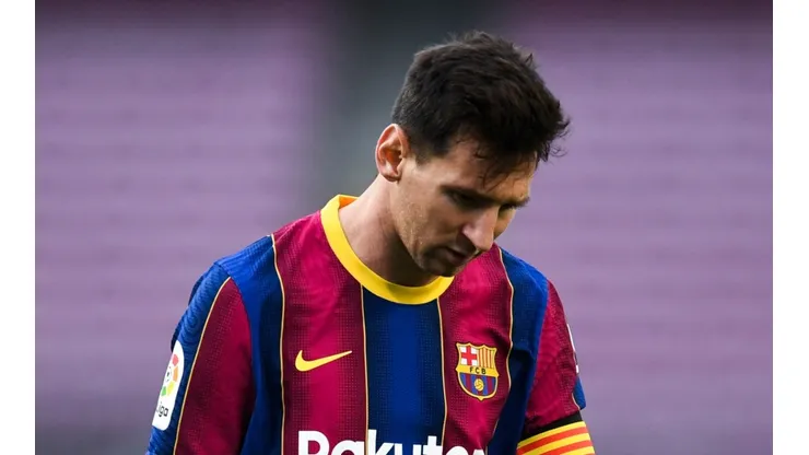 Lionel Messi en un encuentro con Barcelona.