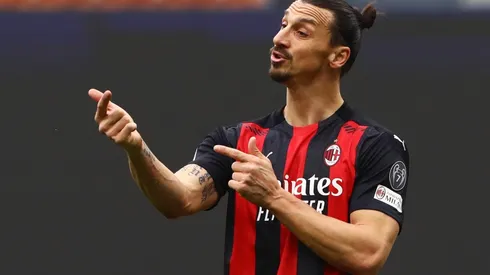 Zlatan Ibrahimovic, delantero del AC Milan.