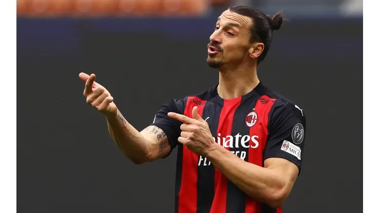 Zlatan Ibrahimovic, delantero del AC Milan.