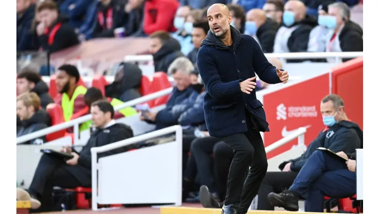 Pep Guardiola, entrenador del Manchester City.