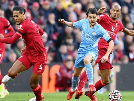 Partidazo en Anfield: igualdad entre Liverpool y Manchester City