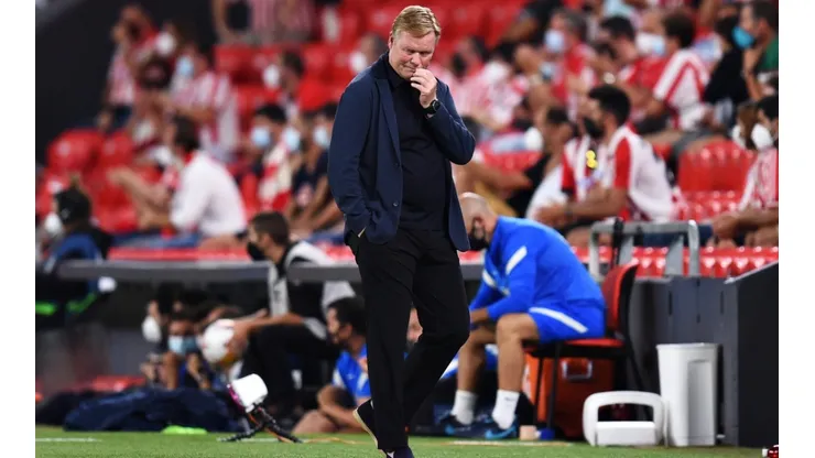 Ronald Koeman, entrenador de Barcelona.