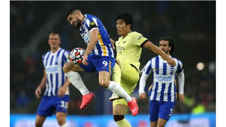 Brighton y Arsenal no se sacaron ventajas en un partido de alta intensidad.