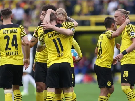 Sin Haaland, Borussia Dortmund vence a Augsburg para acercarse al Bayern