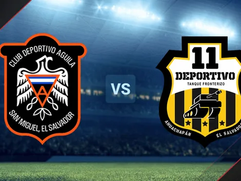 Águila vs. Once Deportivo EN VIVO por la Liga Mayor de El Salvador | Hora, canal de TV y minuto a minuto