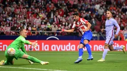 Luis Suárez y su definición ante Ter Stegen para el segundo del Atlético de Madrid.