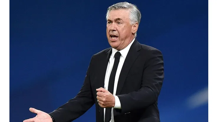 Carlo Ancelotti en dirección de Real Madrid.