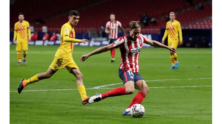 Imágenes del último Atlético de Madrid vs. Barcelona.