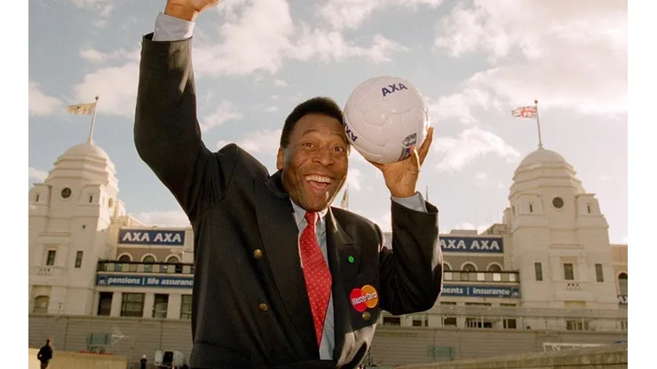 Pelé en uno de sus eventos publicitarios.