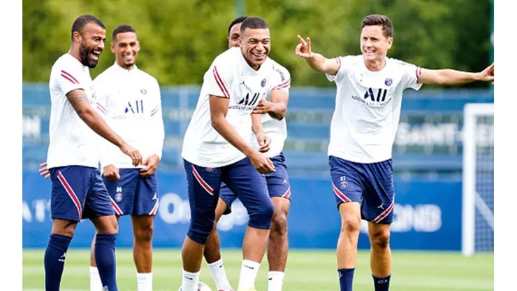 PSG en entrenamiento.
