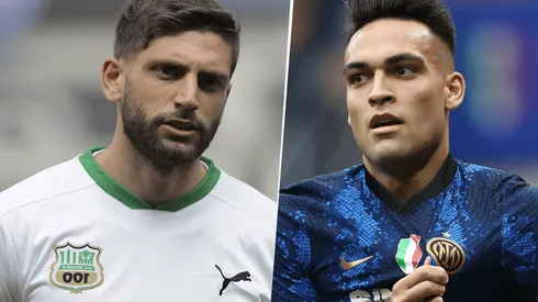 Sassuolo vs. Inter por la Serie A de Italia. (Fotos: Getty Images).