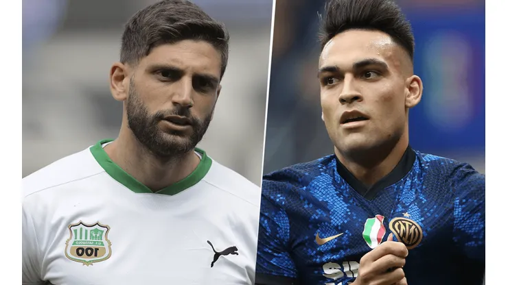Sassuolo vs. Inter por la Serie A de Italia. (Fotos: Getty Images).