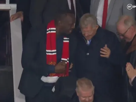 Video: Usain Bolt y Sir Alex Ferguson vibraron con el agónico gol de Cristiano Ronaldo